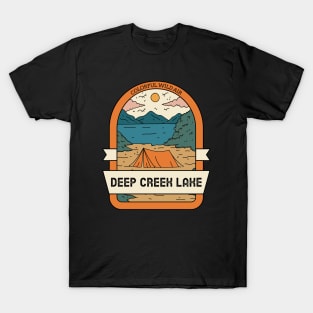 Deep Creek Lake Vintage Travel T-Shirt